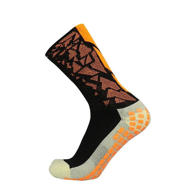 Calcetines de fútbol antideslizantes de silicona Takraw para hombre y mujer, calcetines deportivos de baloncesto con agarre para fútbol 