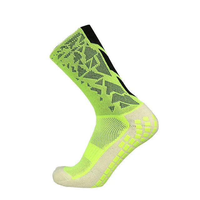 Calcetines de fútbol antideslizantes de silicona Takraw para hombre y mujer, calcetines deportivos de baloncesto con agarre para fútbol 