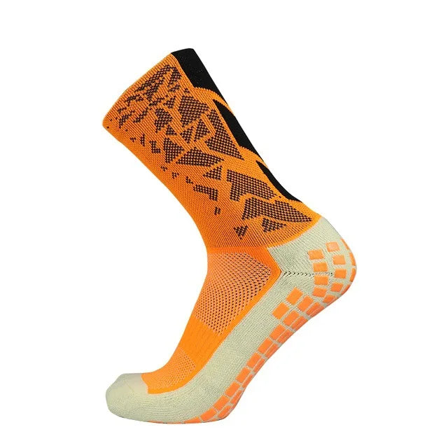 Calcetines de fútbol antideslizantes de silicona Takraw para hombre y mujer, calcetines deportivos de baloncesto con agarre para fútbol 